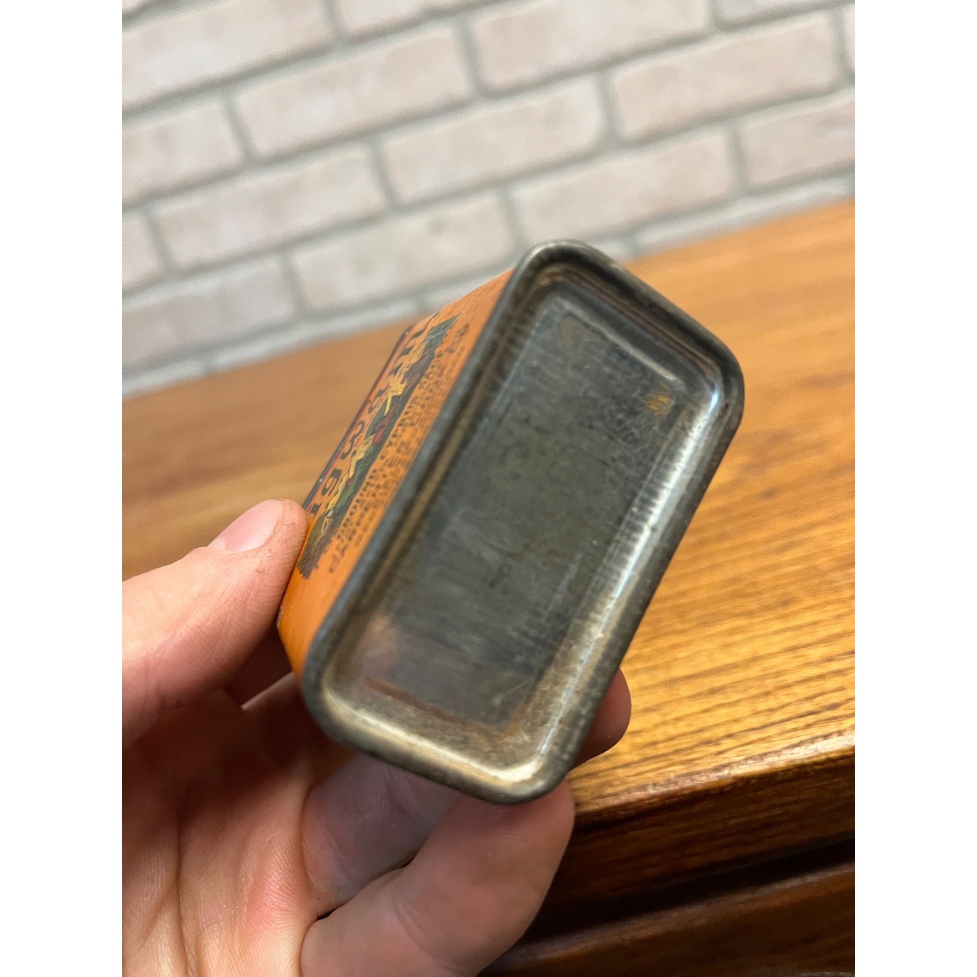 Vintage Wigwam Sage Spice Tin Can Menominee Michigan Native American Indian