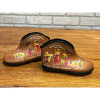Vintage Yogi Bear- Huckleberry Hound Child's Leather House Shoes Slippers
