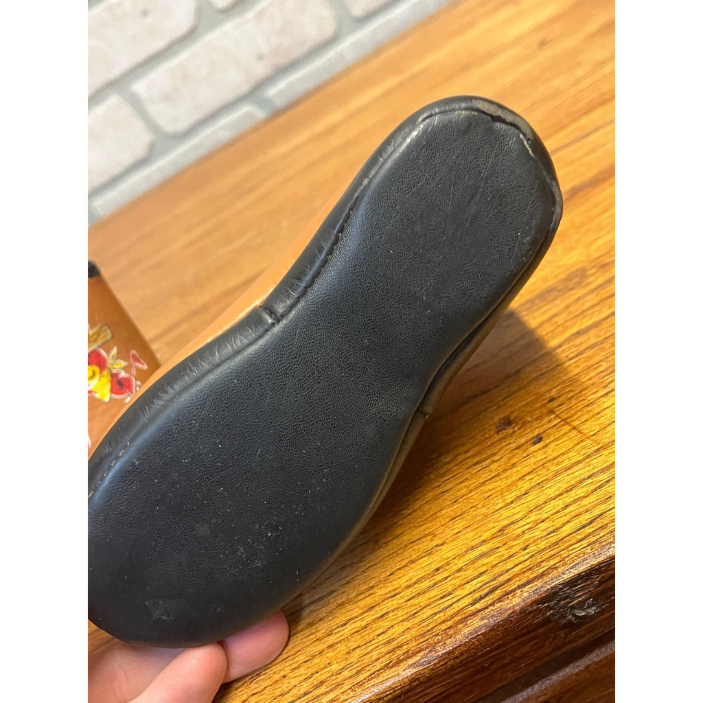Vintage Yogi Bear- Huckleberry Hound Child's Leather House Shoes Slippers