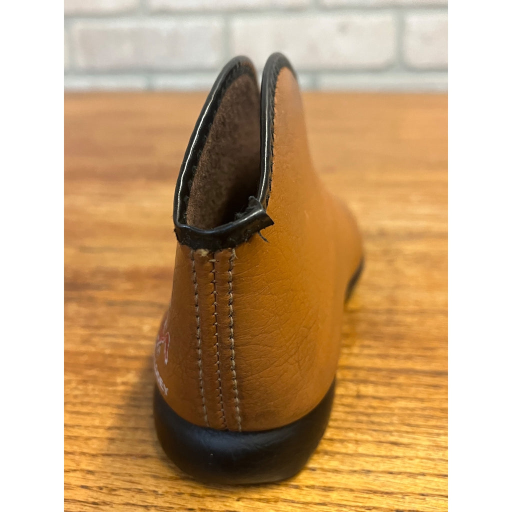 Vintage Yogi Bear- Huckleberry Hound Child's Leather House Shoes Slippers