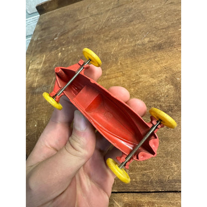 Vintage 1950s Pyro Plastic Soap Box Derby 4" Toy Race Car w/ Driver