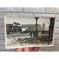 RPPC Long Beach Earthquake Aftermath SAN PEDRO CA California Real Photo Postcard