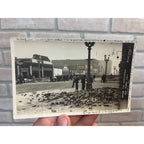 RPPC Long Beach Earthquake Aftermath SAN PEDRO CA California Real Photo Postcard