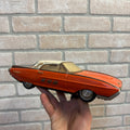 Vintage Tin 1963 Ford Thunderbird Sedan Model 203 Red and White Model Car Voiture? Friction Powered