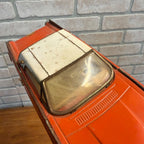 Vintage Tin 1963 Ford Thunderbird Sedan Model 203 Red and White Model Car Voiture? Friction Powered