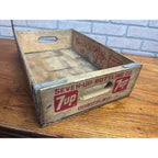 Vintage Seven Up 7UP Oshkosh, Wis Bottle Crate