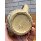 Vintage Stoneware Wicker's Food Store Marshfield WI Wisconsin Advertising Pitcher Wis