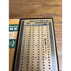 Vintage 1967 Pacific Game Co. Pleasantime Two Lane Cribbage Board