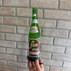 Vintage Sun Drop Golden Girl Cola 14oz Soda Bottle Scarce Green St Louis