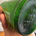 Vintage Sun Drop Golden Girl Cola 14oz Soda Bottle Scarce Green St Louis