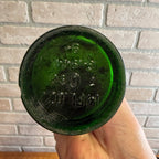 Vintage Sun Drop Golden Girl Cola 14oz Soda Bottle Scarce Green St Louis