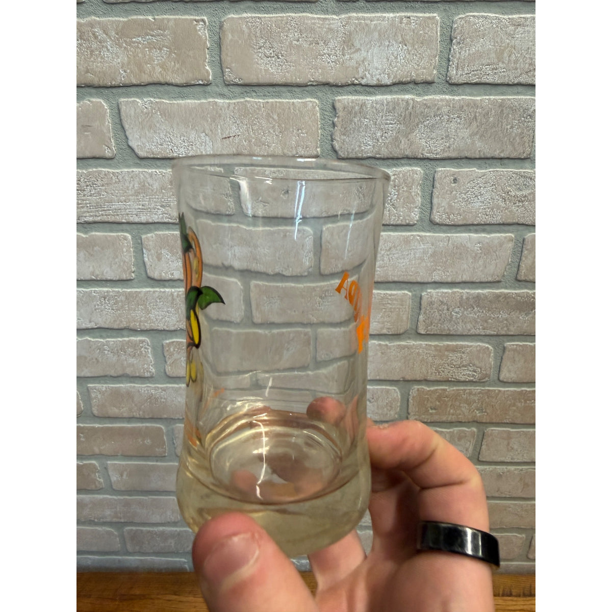 Vintage 1970s/1980s Florida Orange Bird Juice Glass Walt Disney Productions