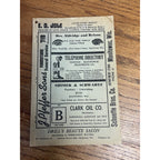 Vintage Newton Manitowoc Telephone Directory Books 1939 & 1936
