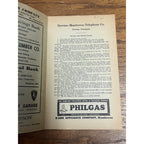 Vintage Newton Manitowoc Telephone Directory Books 1939 & 1936