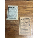 Vintage Newton Manitowoc Telephone Directory Books 1939 & 1936