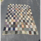 Antique Primitive Patchwork Quilt Sportscoat AAFA Folk Art Farmhouse Americana