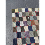 Antique Primitive Patchwork Quilt Sportscoat AAFA Folk Art Farmhouse Americana