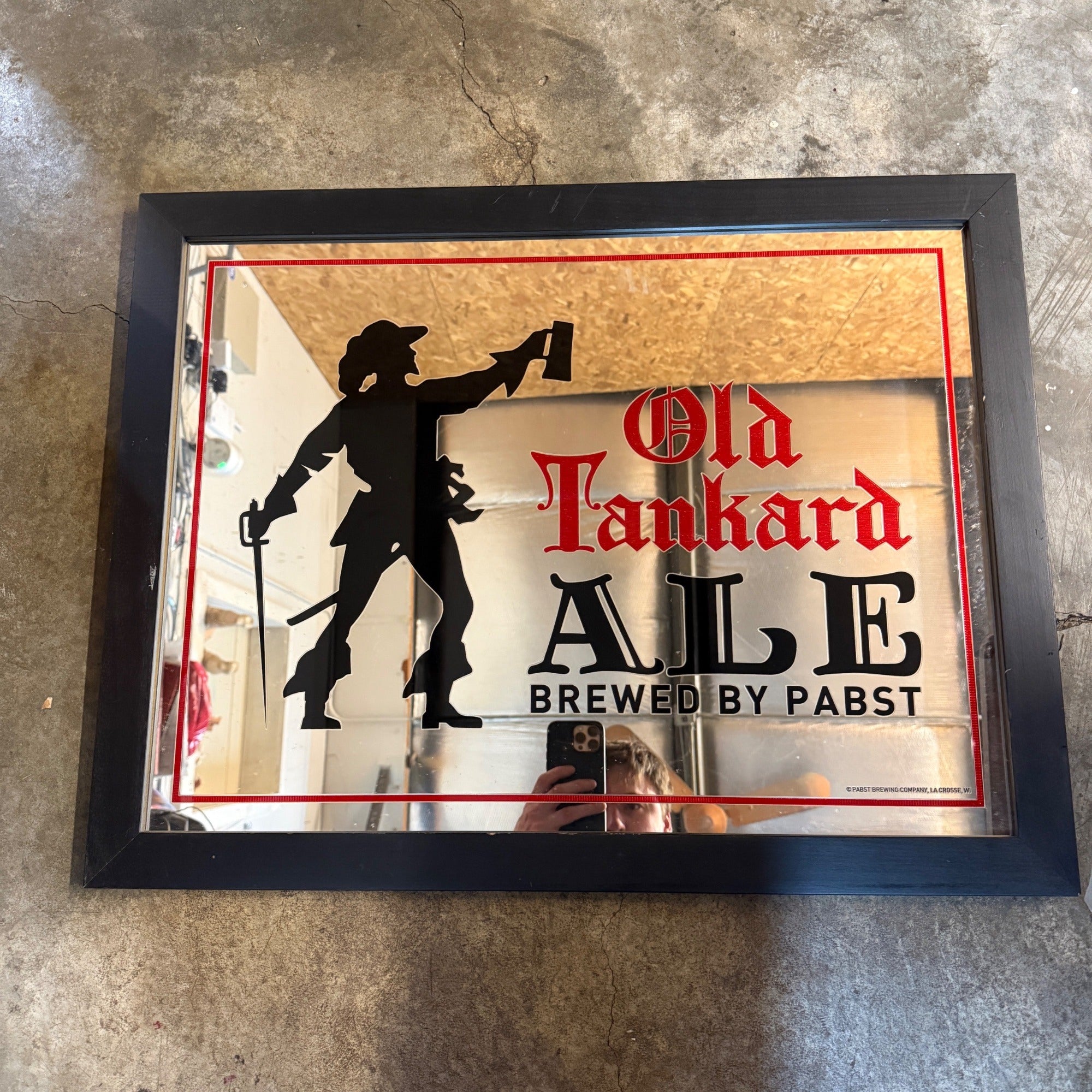 Pabst Blue Ribbon Beer - Old Tankard Ale - Bar Pub Mirror