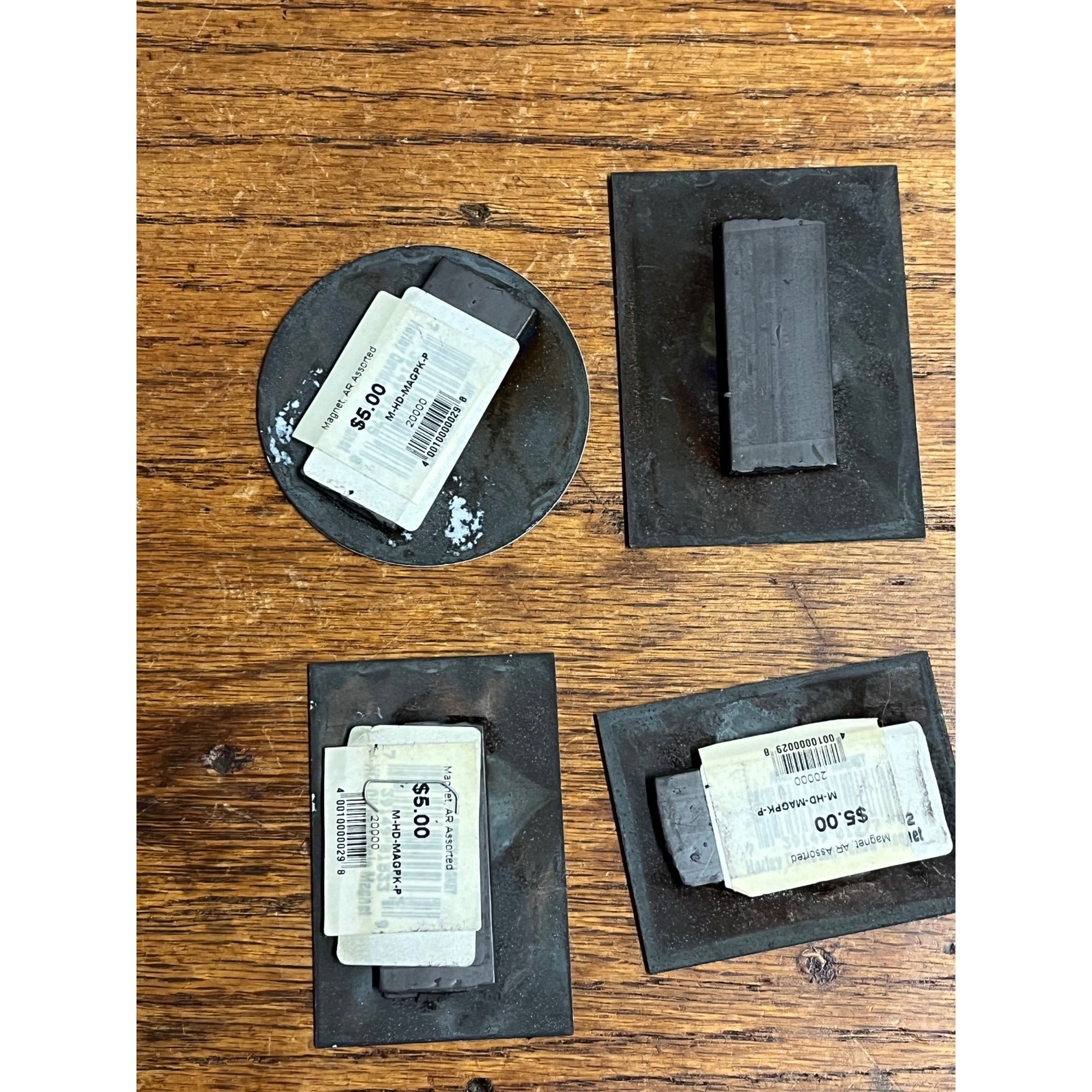 Harley Davidson Motorcycles Fridge Magnets Lot (4) Oil Can Early Bikes ++