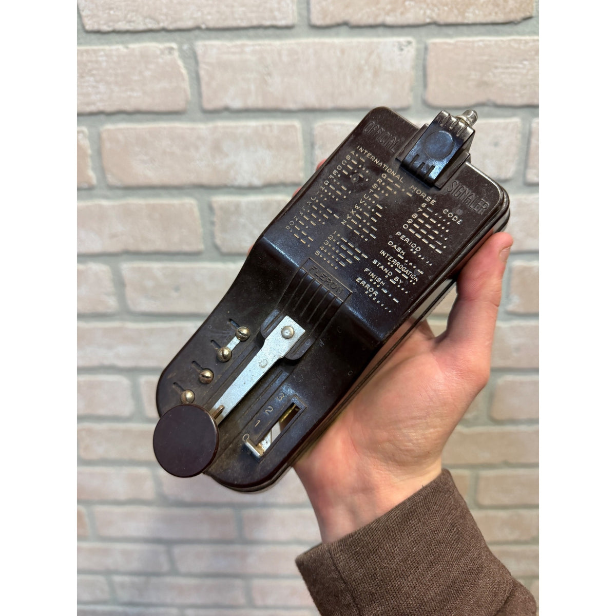 Fleron Official Boy Scout Signaler Morse code As- Is