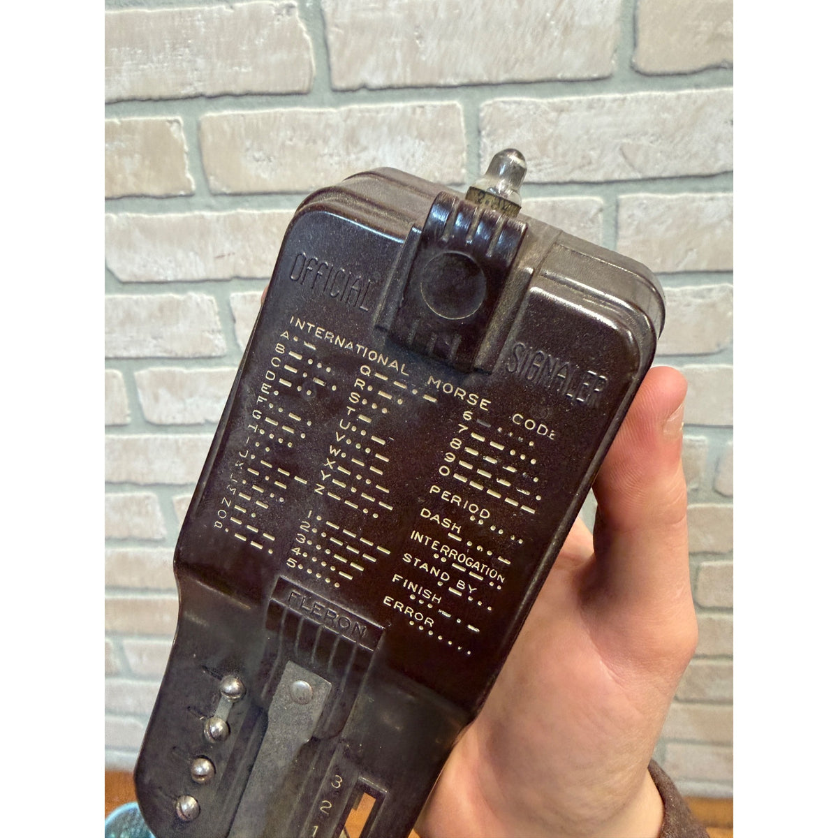 Fleron Official Boy Scout Signaler Morse code As- Is