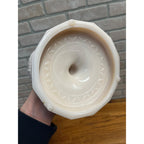 Aladdin Alacite Tall Lincoln Drape Oil Lamp w/ Model 23 Burner Pink White