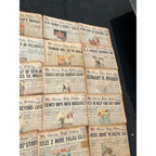 Chicago Daily Tribune Newspaper Lot WWII 1944-45 Cartoon Headliners US Army Homefront