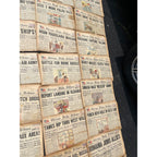 Chicago Daily Tribune Newspaper Lot WWII 1944-45 Cartoon Headliners US Army Homefront