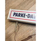 Vintage Parke-Davis First Aid Center Lighted Advertising Sign Drug Store Display