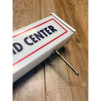 Vintage Parke-Davis First Aid Center Lighted Advertising Sign Drug Store Display