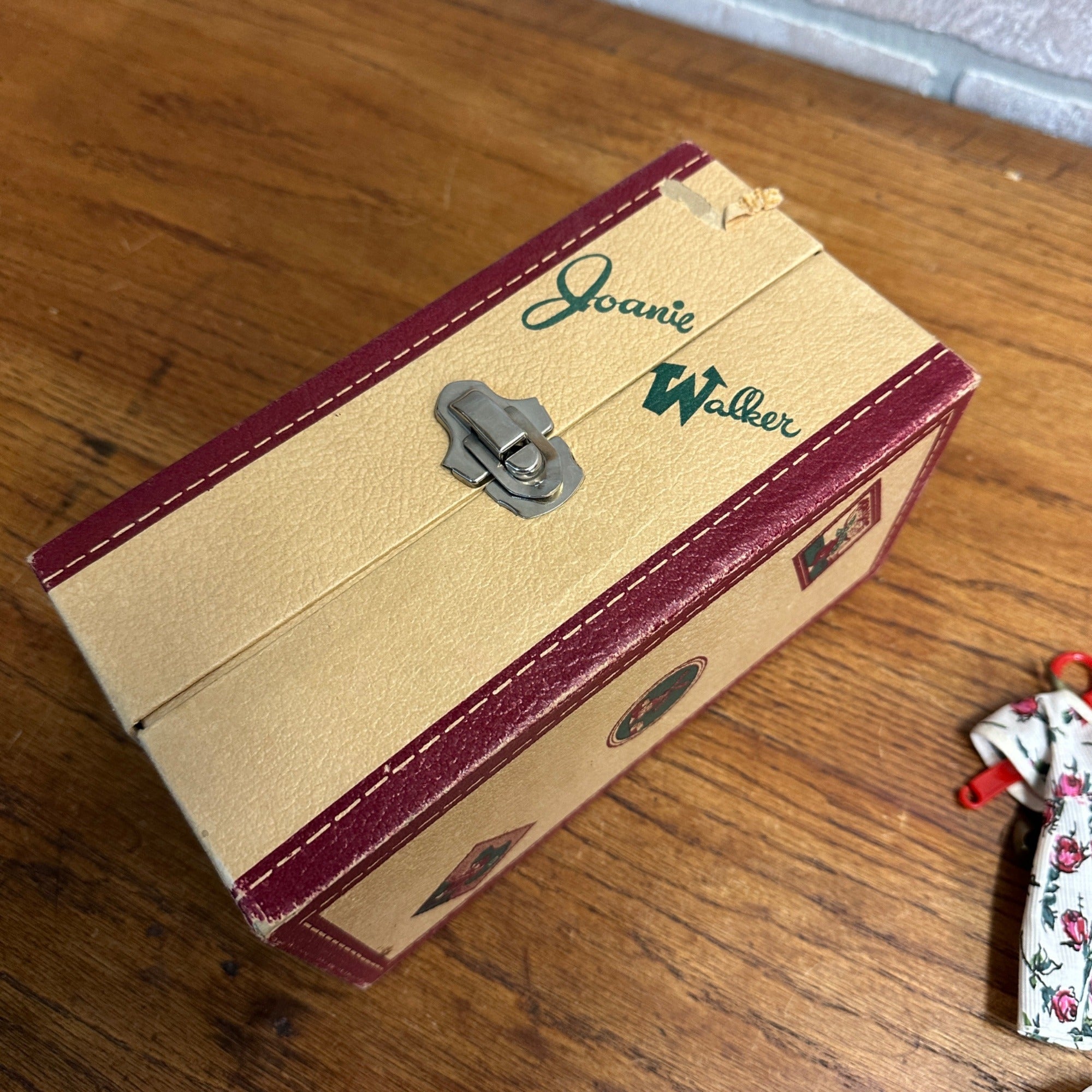 Vintage 1950's Joanie Walker Doll With Clothes & Wardrobe Trunk
