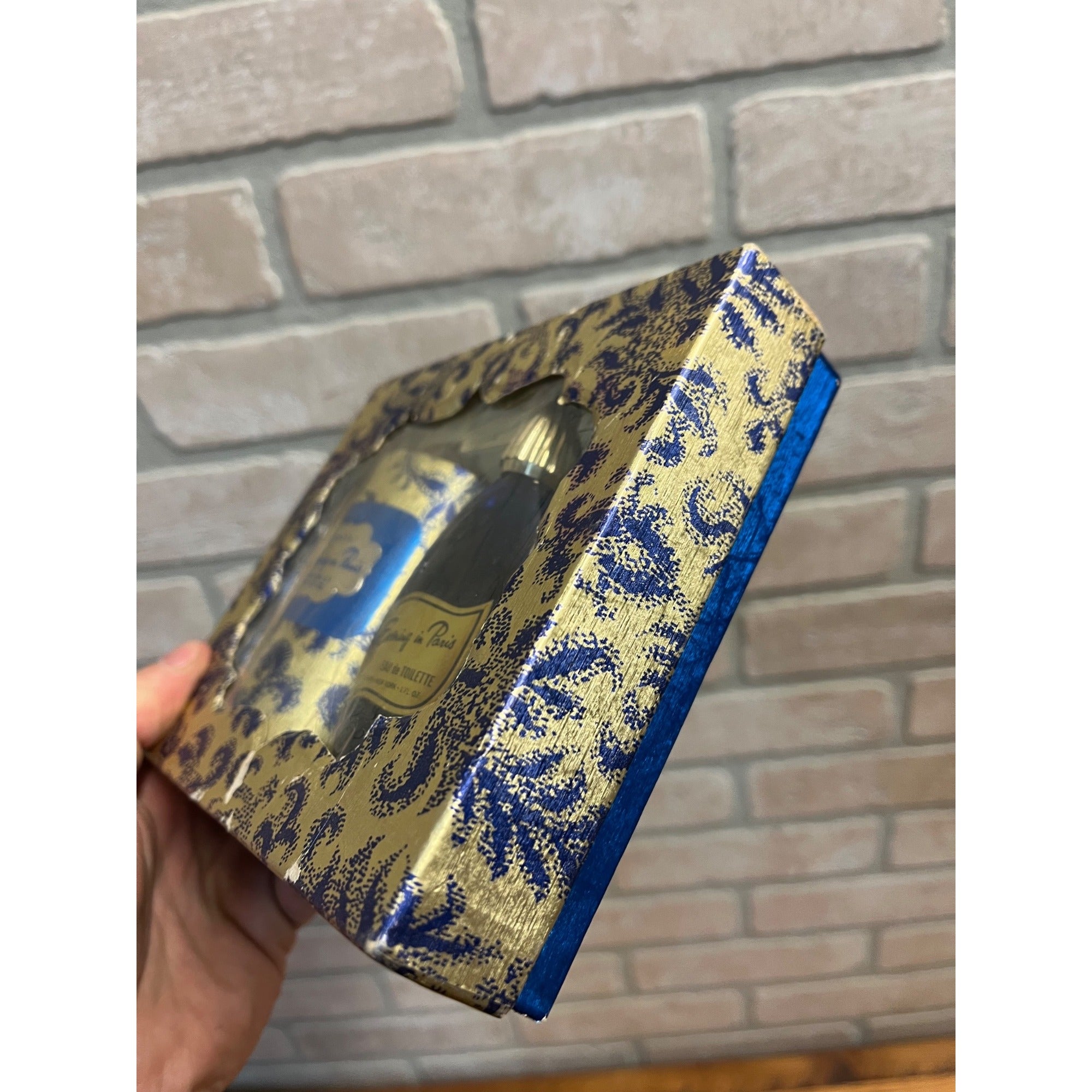 Evening in Paris Set Talc and Eau de Toilette Original Box Vintage 1950s