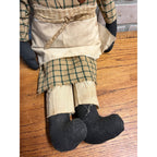 Primitive Black African American Folk Art Rag Doll Handmade Vintage Antique