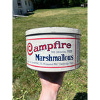 Vintage 1930s Campfire Marshmallows Advertising 5lb Tin Milwaukee Wis Wisconsin