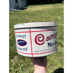 Vintage 1930s Campfire Marshmallows Advertising 5lb Tin Milwaukee Wis Wisconsin