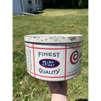 Vintage 1930s Campfire Marshmallows Advertising 5lb Tin Milwaukee Wis Wisconsin