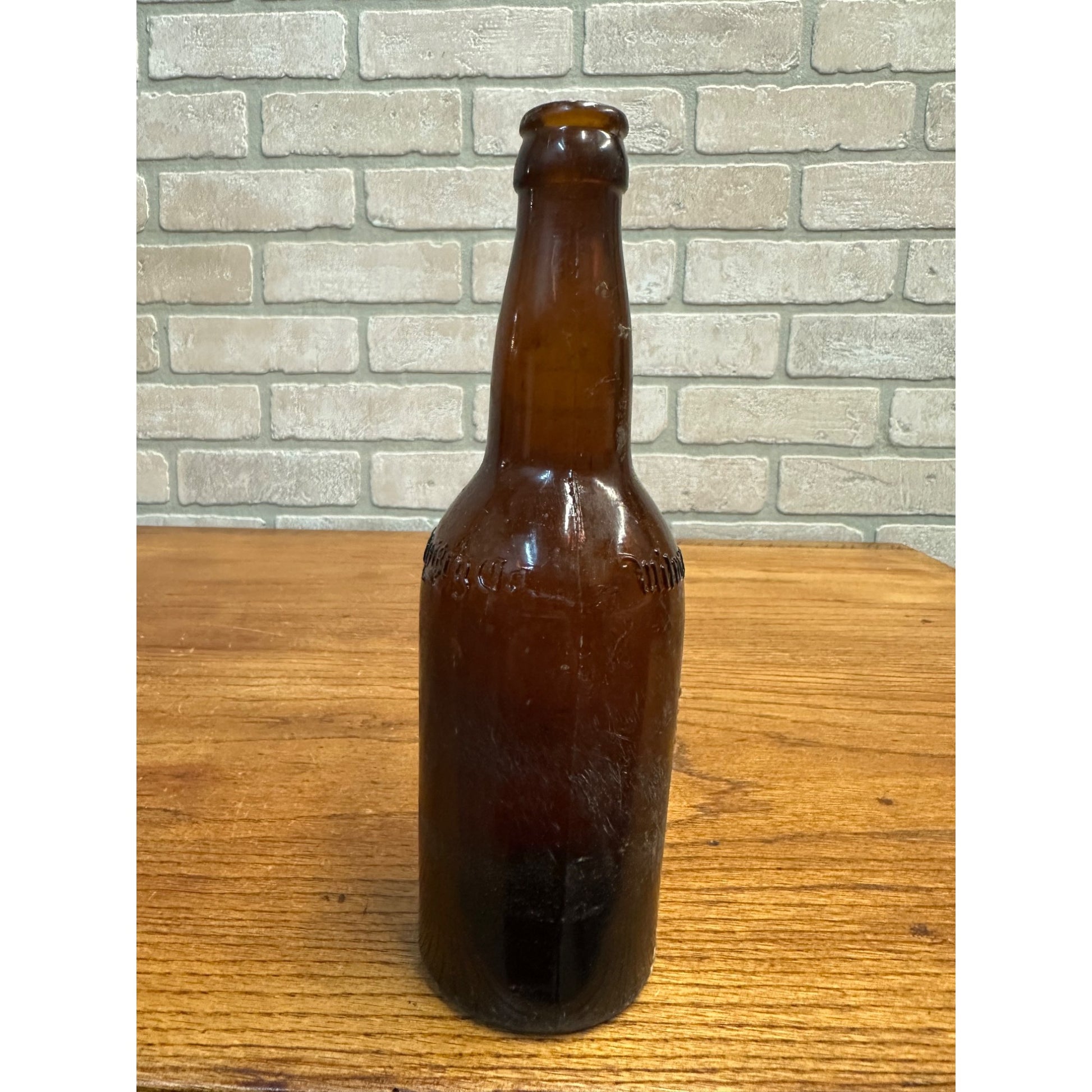 Vintage Pre-Pro Cream City Brewing Co. Amber Brown Beer Bottle Milwaukee Wis