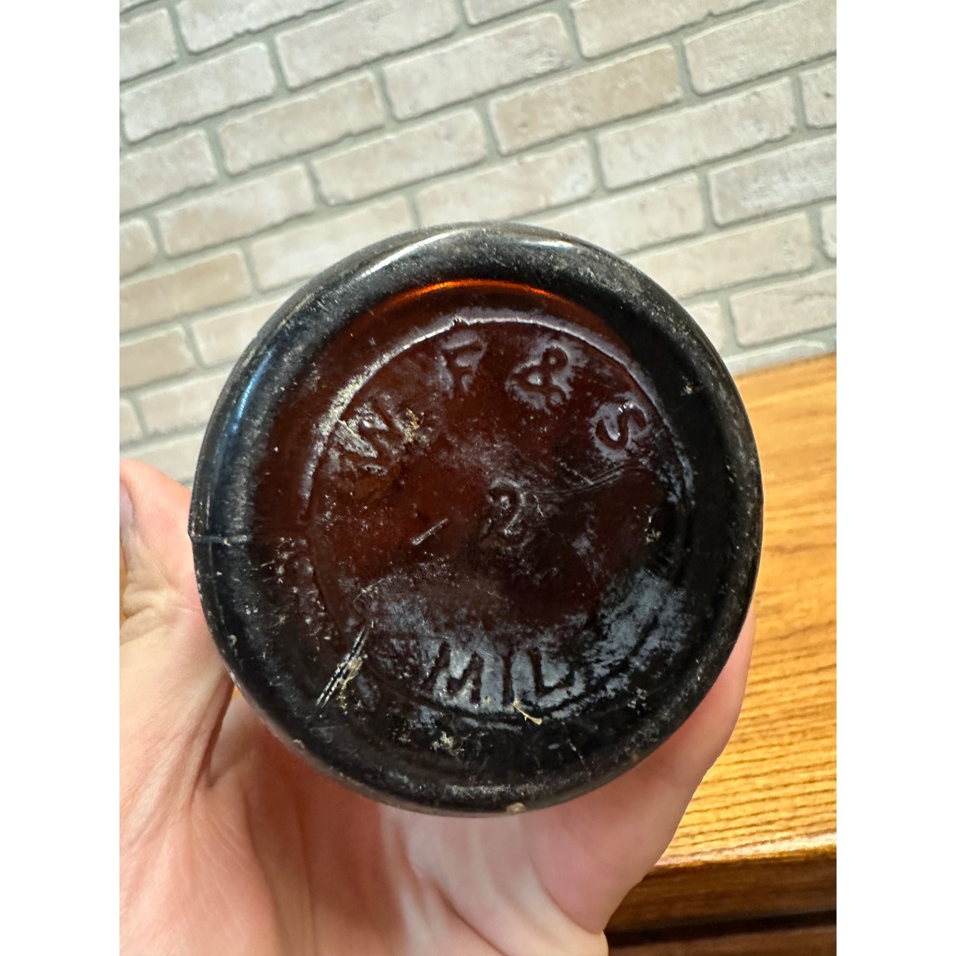Vintage Pre-Pro Cream City Brewing Co. Amber Brown Beer Bottle Milwaukee Wis