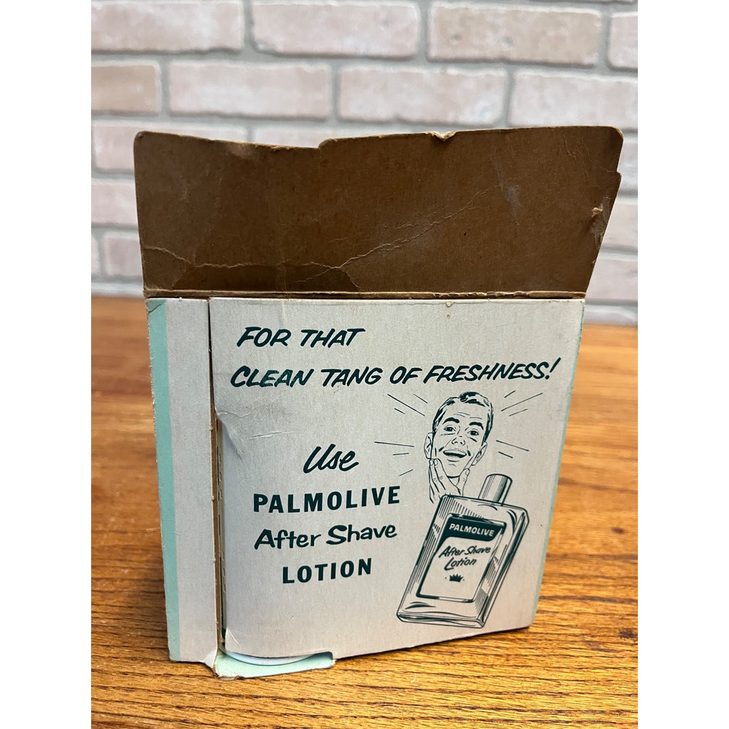 Vintage 1960s Palmolive Rapid Shave Store Advertising Display Schick Razor