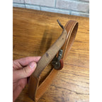 Antique Vintage Hernia Belt Medical Device Oddity Leather Ohio Truss Co. 1900s