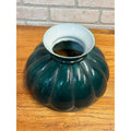 10" Fitter Aladdin Emerald Green Cased Glass Melon Student Lamp Light Shade