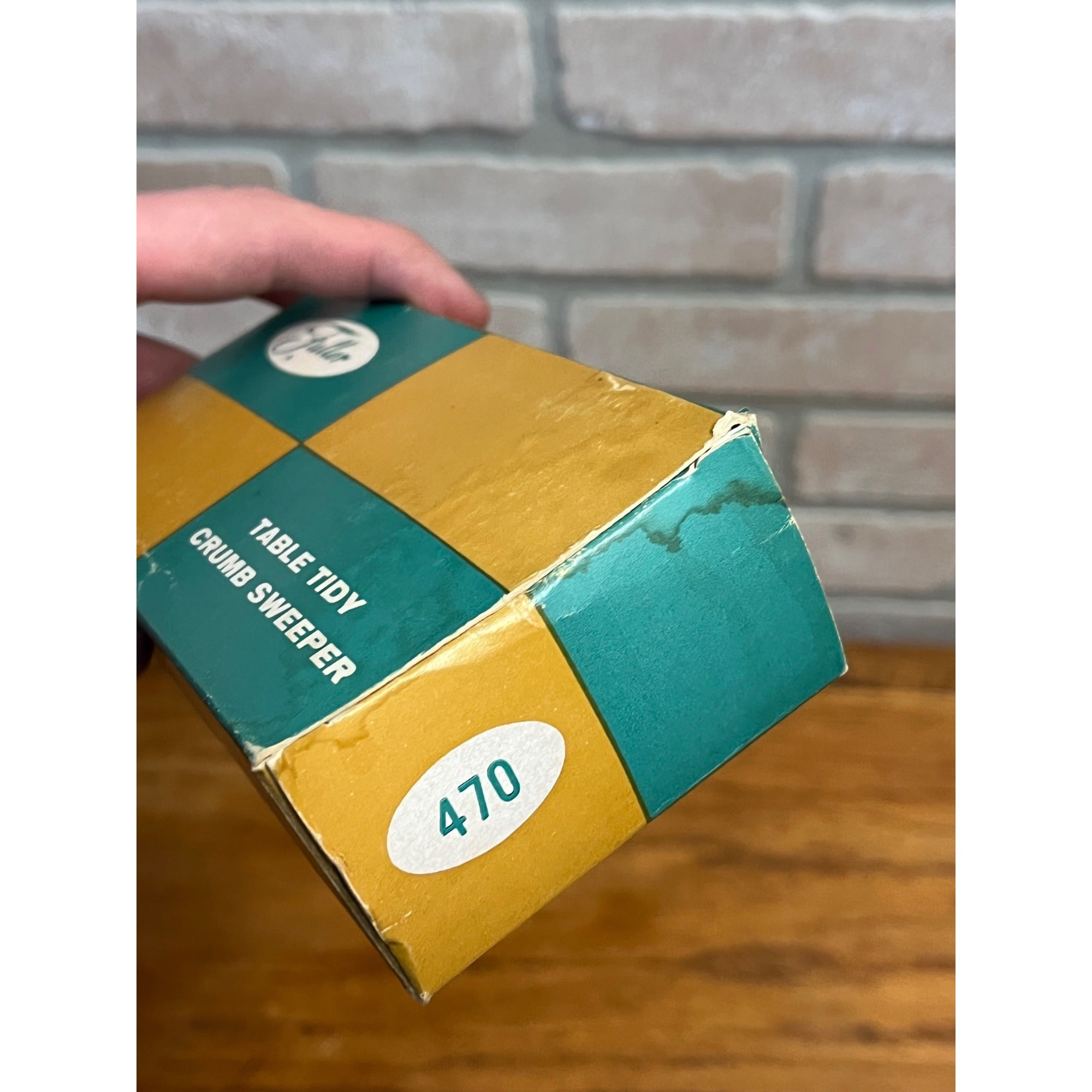 Vintage Fuller Table Tidy Crumb Sweeper #470 with Original Box