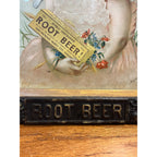 Original 1890s Hires Root Beer Victorian Framed Litho Advertising Sign Antique