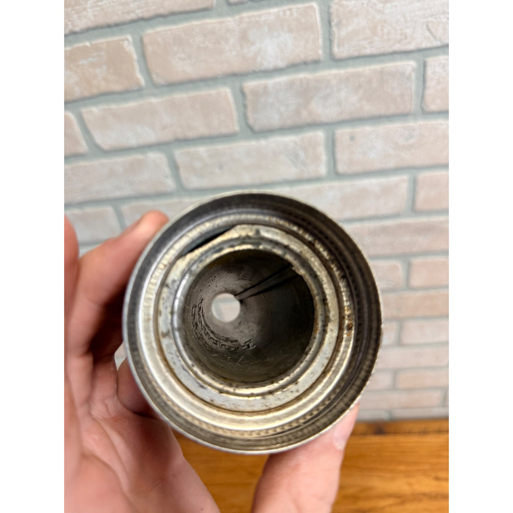 Vintage Mobil Oil Arctic Tin Spout Embossed Oil Bottle Jar Top