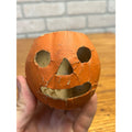 Antique 1920s Halloween German Pressed Cardboard Mini Jack o'Lantern JOL Rounded