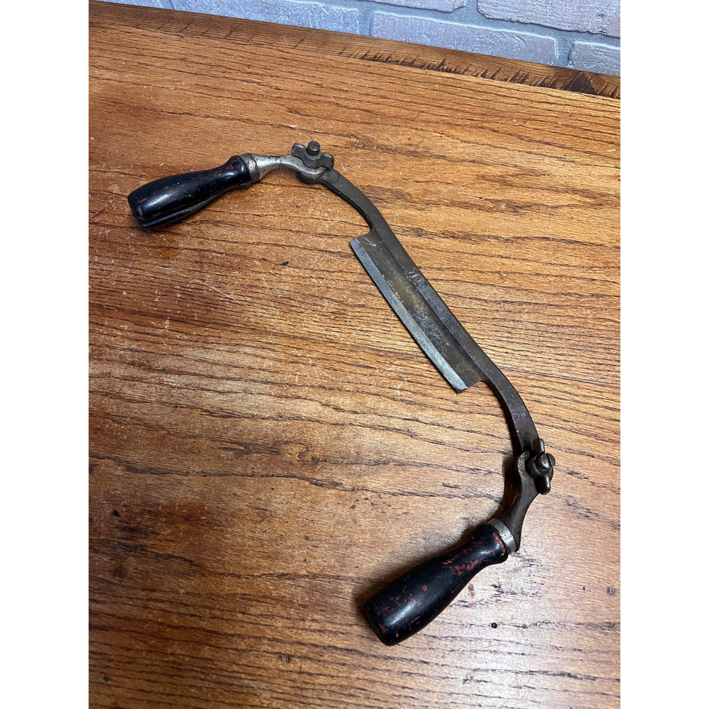 Vintage Shapleigh Hardware Diamond Edge Draw Knife 6" Edge Folding Handles