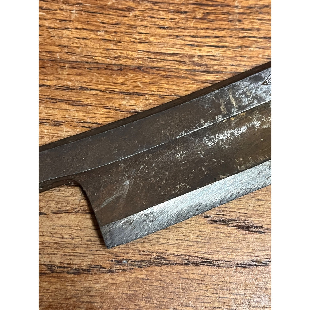 Vintage Shapleigh Hardware Diamond Edge Draw Knife 6" Edge Folding Handles