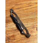 Vintage Shapleigh Hardware Diamond Edge Draw Knife 6" Edge Folding Handles