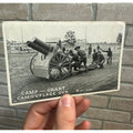 Vintage WW1 Camp Grant Postcard WWI US Army Camouflage Gun 1917