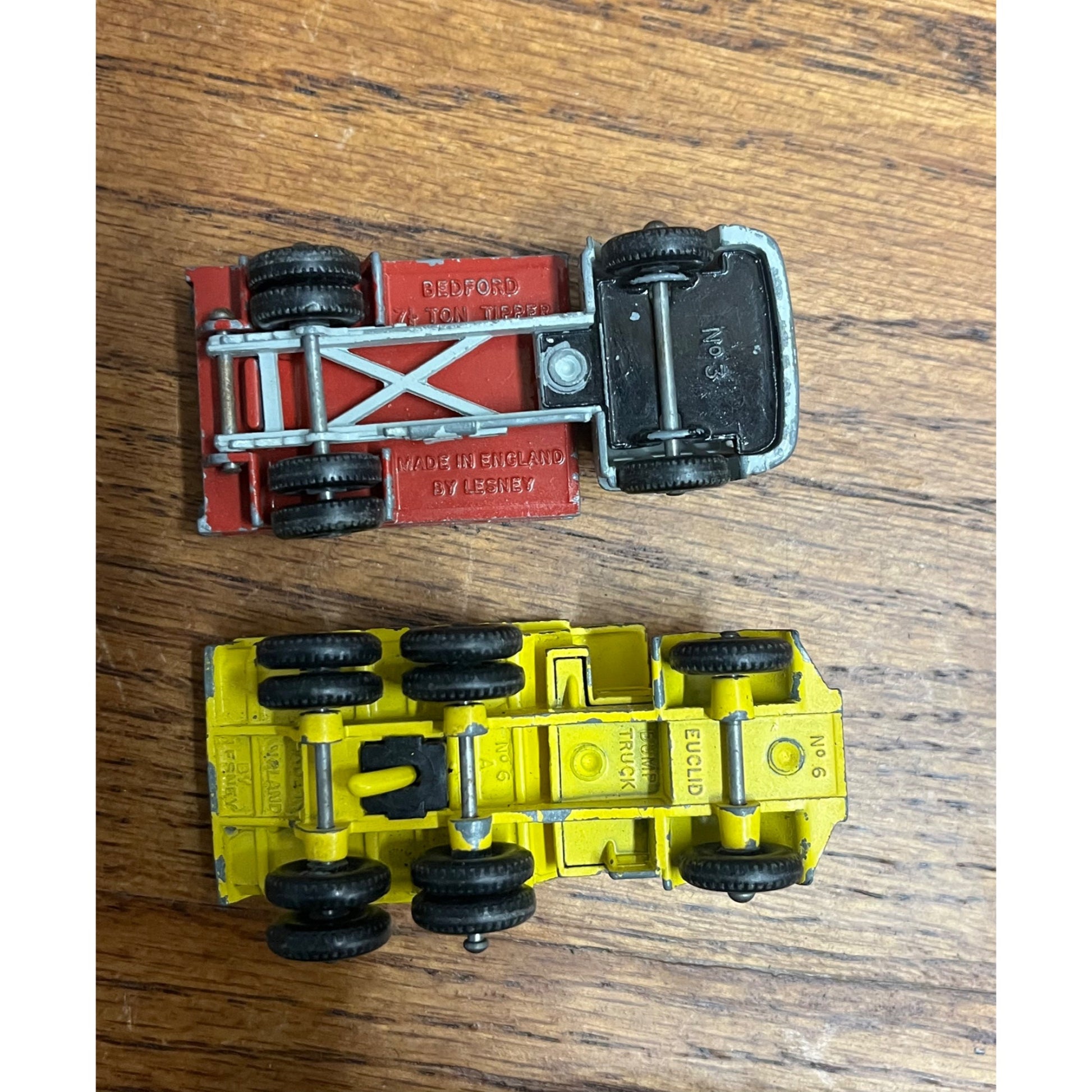 Vintage Lot (4) Lesney Matchbox Cars Vehicles No. 55 Ford Galaxie, Corsair, Truck +